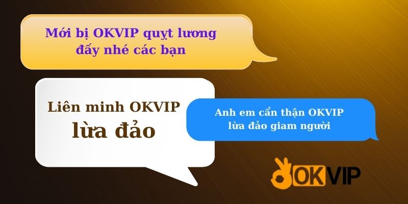 Tin đồn liên minh OKVIP lừa đảo xuất hiện từ 2023