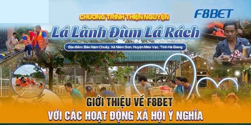 F8BET kết hợp OKVIP tổ chức thiện nguyện